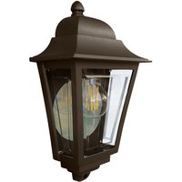 Elstead - Deco Lane 1 Light Half Outdoor Wall Lantern Bronze IP44
