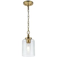 Feiss - Elstead Hounslow Dome Pendant Ceiling Light Burnished Brass