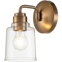 Elstead Kichler Aivian Dome Wall Lamp Weathered Brass