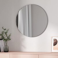 Emke - Round Bathroom Mirror 70CM Wall Mounted Mirror Thin hd Circle Mirror