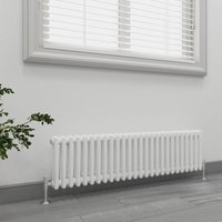Emke - Traditional Cast Iron Style Radiator 2 Column White Column Radiator 300x1190mm