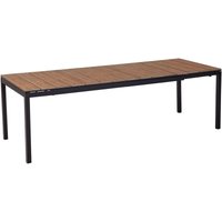 Extending Garden Dining Table TOFANE 198/248 cm 90 cm Brown