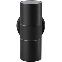 Extrastar - Outdoor Up and Down Double Wall Light Black IP44 (Pack of 2)