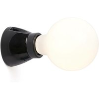 Faro Kera - Globe Wall Lamp Black 1 Light E27