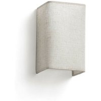 Faro Otton Rectangle Linen Up Down Wall Lamp Vertical