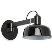 Faro Barcelona - Faro Tatawin Dome Wall Lamp Shiny Black