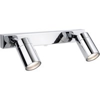 Firstlight Products - Firstlight Pinnacle 2 Light Spotlight Bar Polished Chrome IP44