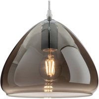 Firstlight Products - Firstlight Willis Dome Pendant Light Chrome with Smoked Glass