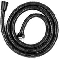 Flexible de douche universel 2m flexible de douche inox anti-torsion et anti-corrosion G1/2 noir