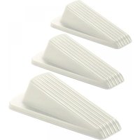 Floor Door Stops, Door Gap Stops, Rubber Door Wedges, Heavy Duty Stackable Door Stops for Carpeted Doors