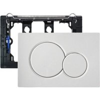 Flush plate, spare parts for cisterns, old models flush plate for Geberit Sigma01 UP320 and 300, double flush, 1 piece white