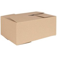 Folding Box with Storage 50 pcs Brown 35 x 24 x 15 cm Cardboard Vidaxl