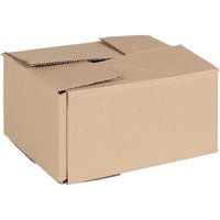Folding Box with Storage 50 pcs Brown 20 x 15 x 10 cm Cardboard Vidaxl