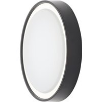 Forum Lighting - Forum Ripon 4000k led Outdoor 27cm Flush Wall Lamp Black IP55