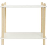 Furniture Hmd - Display Shelves 2 Tier Shelf Unit Bookshelf Organizer Storage Unit