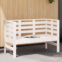 Vidaxl - Garden Bench White 111.5x53x71 cm Solid Wood Pine