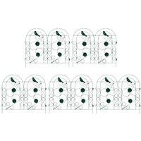 Garden Fence Trellis Green 308.5 x 54.5 x 0.3 cm vidaXL