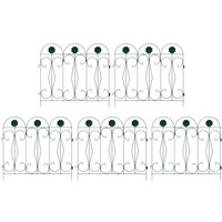 Garden Fence Trellis Green 305.5 x 55.5 x 0.3 cm vidaXL