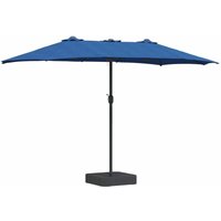Garden Parasol Blue 385 x 209 x 244 cm Fabric CFW199610