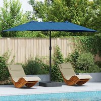Garden Parasol Blue 385 x 209 x 244 cm Fabric Vidaxl