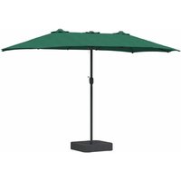 Garden Parasol Green 385 x 209 x 244 cm Fabric CFW256821