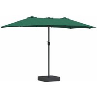Garden Parasol Green 385 x 209 x 244 cm Fabric CFW369091