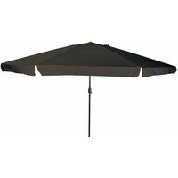 Garden Parasol Black 395 x 395 x 245 cm Polyester, Steel Vidaxl