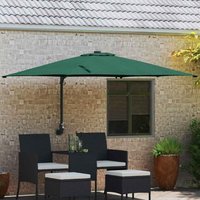 Garden Parasol Green 248.5 x 247.5 x 160 cm Fabric Vidaxl