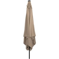 Garden Parasol Taupe and Black 295 x 295 x 245 cm CFW271552