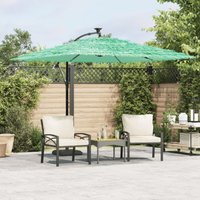 Garden Parasol with Steel Pole Green 269x269x235 cm Vidaxl