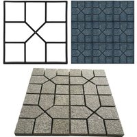 Garden Paving Mold, Concrete Stepping Stone Mold (40 x 40 cm)