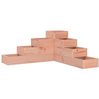 Garden Planter 4-Tier 80.5x79x36 cm Solid Wood Douglas vidaXL