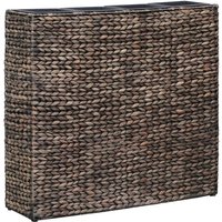 Raised Bed with 4 Pots Water Hyacinth Brown vidaXL