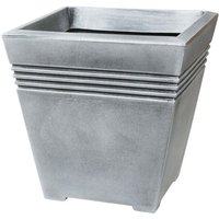 1 x Venice Square Grey Garden Planters