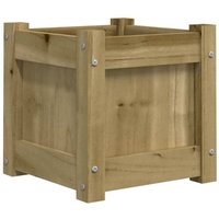 Garden Planter 31x31x31 cm Impregnated Wood Pine Vidaxl