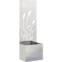 Garden Privacy Screen Sliver 50 x 140 cm Stainless steel CFW824874