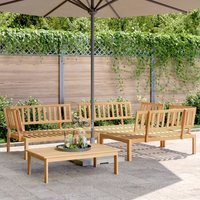 4 Piece Garden Pallet Sofa Set Solid Wood Acacia Vidaxl