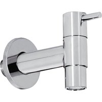 Tres Griferia - Garden Tap With Aerator Modern Looking Cold Water Outdoor Chrome Plated Tres Griferia - Garden Tap With Aerator Modern Looking Cold Water Outdoor Chrome Plated