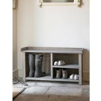 Garden Trading Aldsworth Wooden Welly Bench Shoe Locker Hallway Storage Unit
