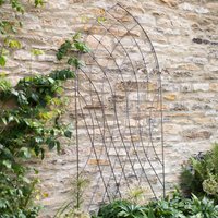 Garden Trading Barrington Arch Trellis Metal Climbing Plant Rose Support