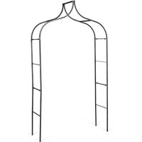 Garden Trading - Farringdon Rose Arch Gothic Metal Garden Arch Pergola Plant