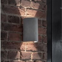 Garden Trading - Kew Up Down Spot Mains Garden Wall Light Concrete Grey