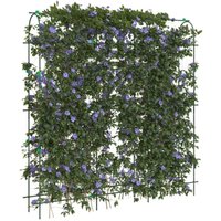 Garden Trellis for Climbing Plants U-Shape 181x31x182.5 cm Steel vidaXL