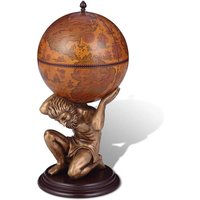 Vidaxl - Globe Bar Wine Stand Atlas Design 42x42x85 cm