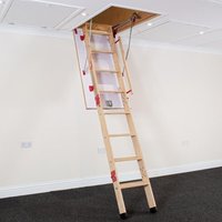 Bps Access Solutions - 1380mm x 700mm Grand Wooden Loft Ladder