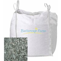 Green Slate 20mm - Decorative Stone - Aggregate Bulk Bag - 850 kilos