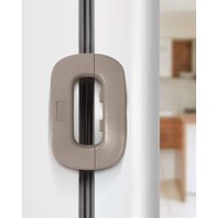 Linghhang - Grey)Child Safety Lock, Refrigerator Door Lock, for Babies and Children Freezer Lock Lock for Kitchen Cabinets, Drawers, Refrigerator,