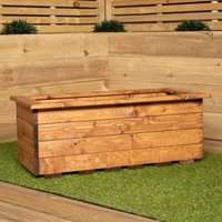 Samuel Alexander - Hand Made 82cm x 40cm Rustic Wooden Medium Garden Trough / Flower Bed Planter