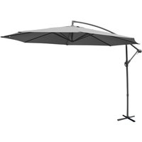 Offset round parasol 350cm, Hardelot, Grey