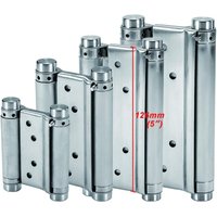 Heavy Duty 3" Double Acting Stainless Steel Spring Hinges Self Loading for Swing Doors Freegate Door Hinge from Counter Door Load Capacity (2pcs),4